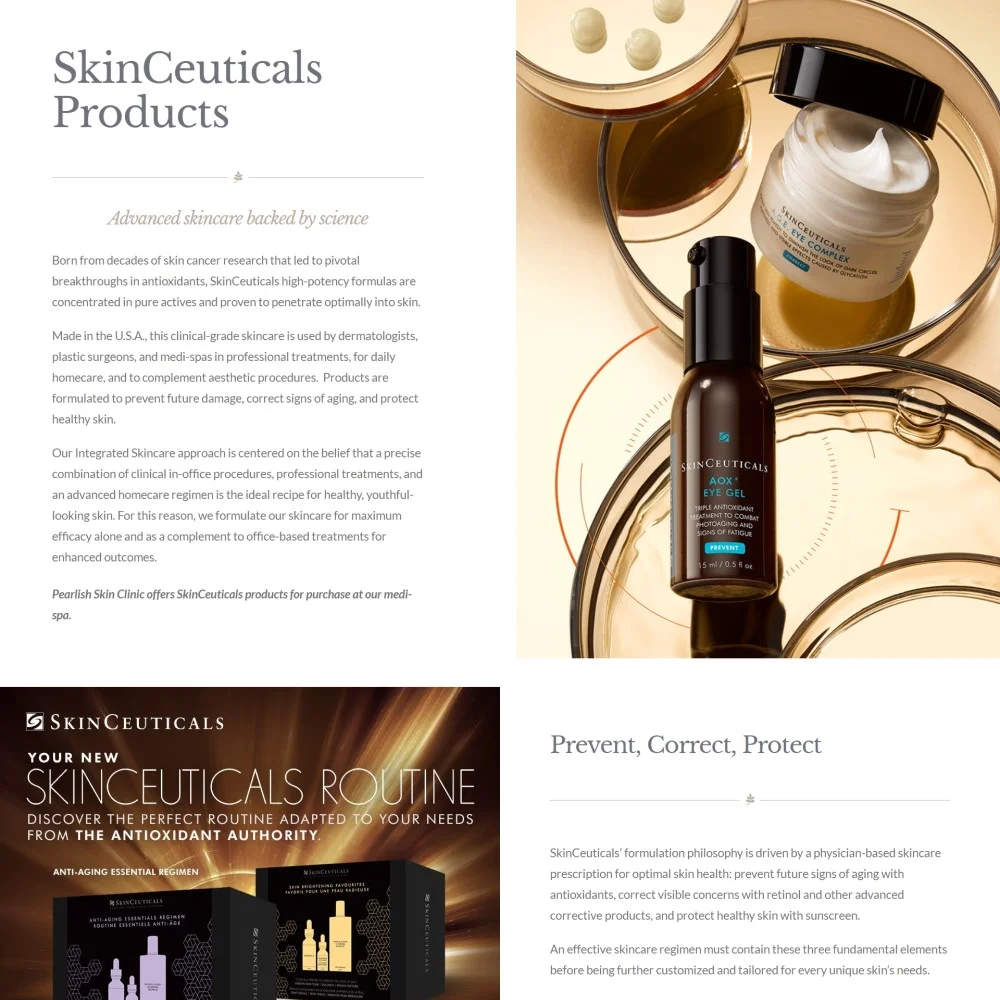 Pearlish Products page